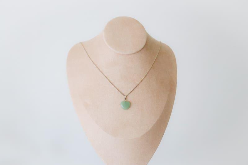 Pendant | Green Aventurine Heart