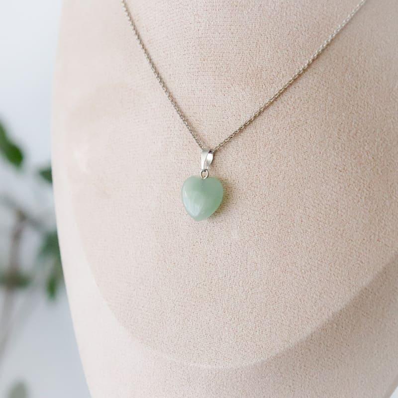 Pendant | Green Aventurine Heart