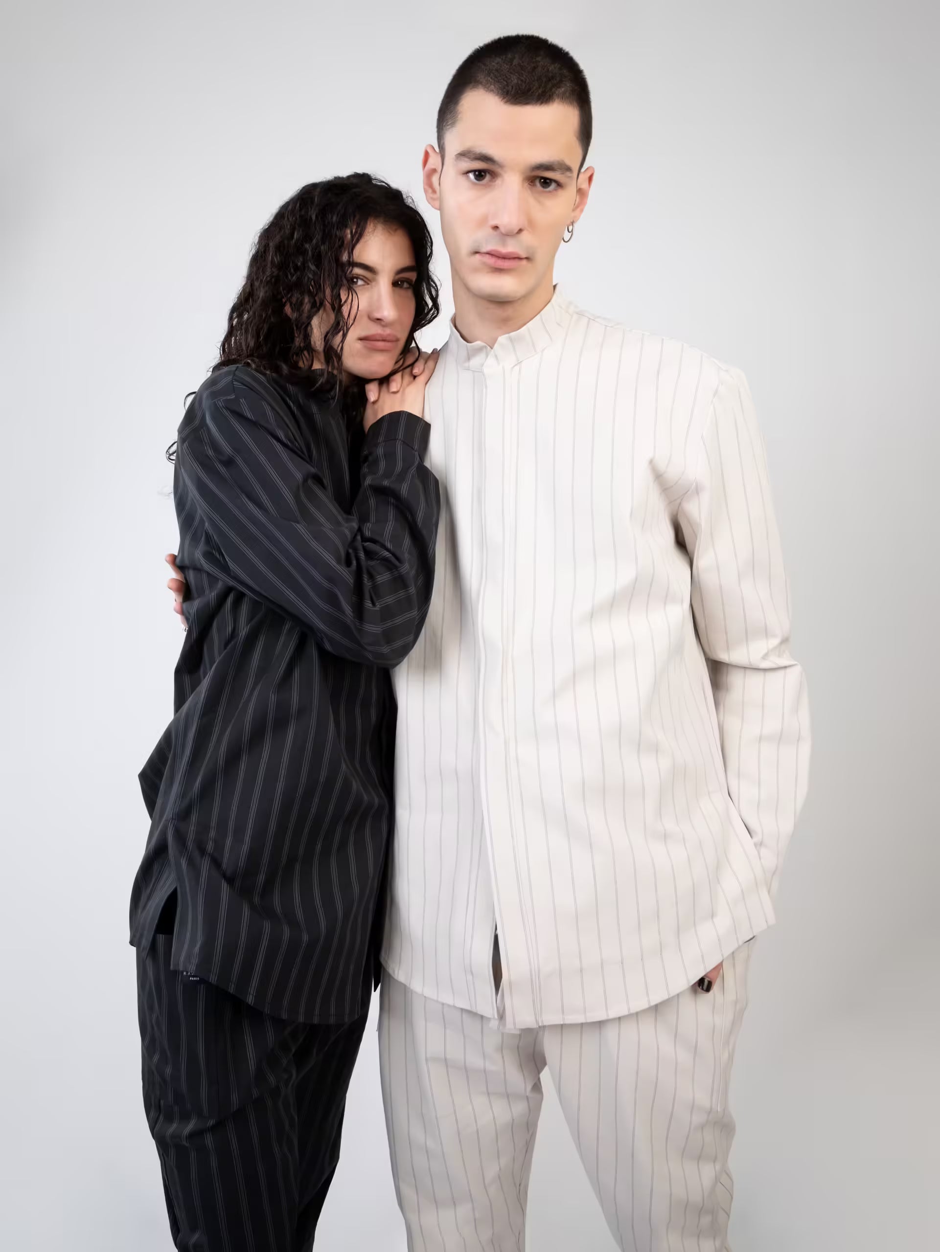 Chemise Yaku - White Stripes
