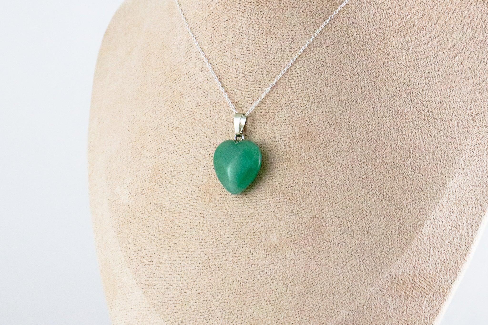 Pendant | Green Aventurine Heart