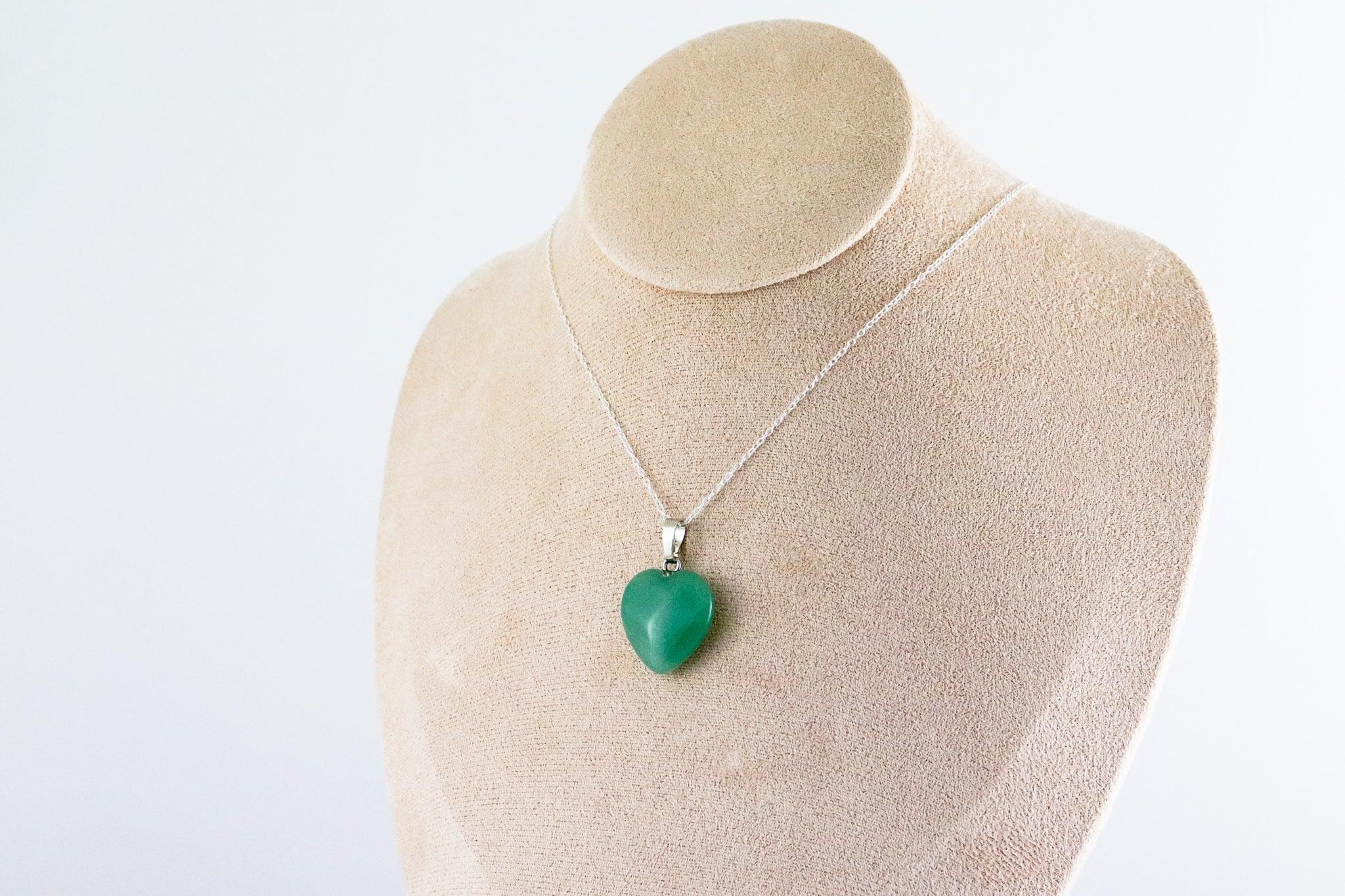 Pendant | Green Aventurine Heart